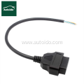 16 pin OBD 2 female to open cable